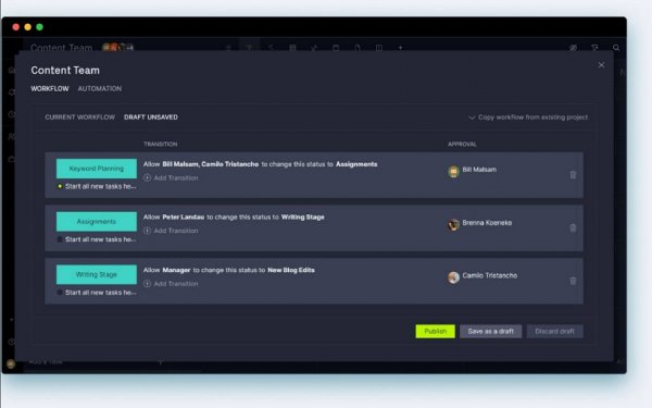 Workflow automation software